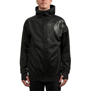 Analog Black Zip Up Sweater